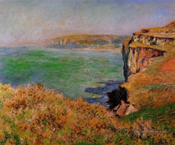  claude art - La falaise de Varengeville Claude Monet